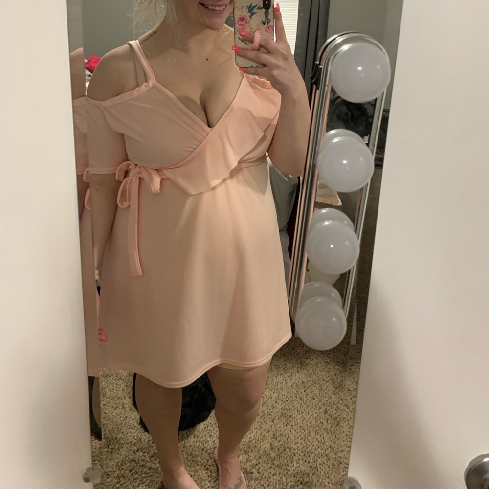 Boohoo Cold Shoulder mini dress